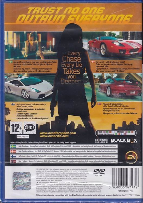 Need for Speed Undercover - PS2 (AA Grade) (Genbrug)